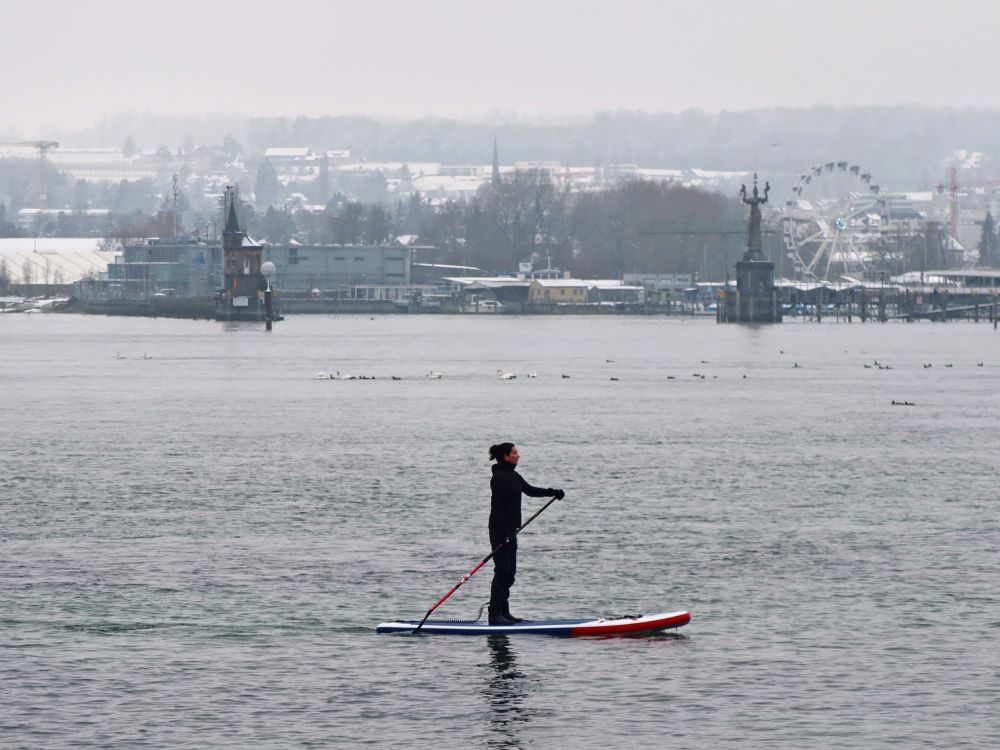 Standup-Paddlerin