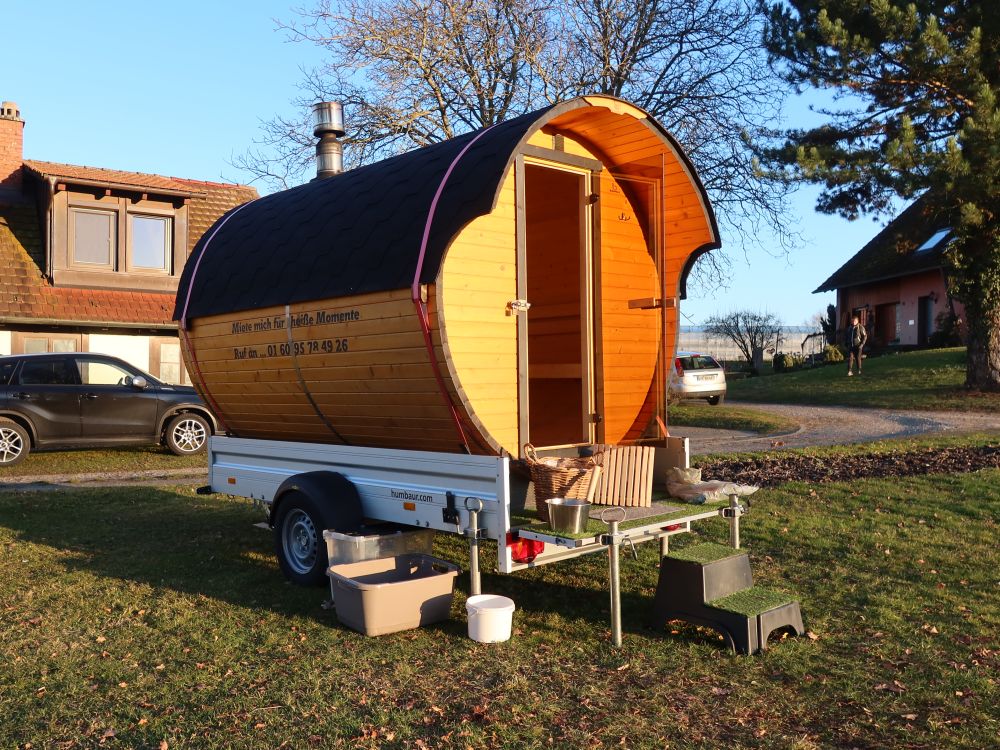 Anhänger mit Sauna