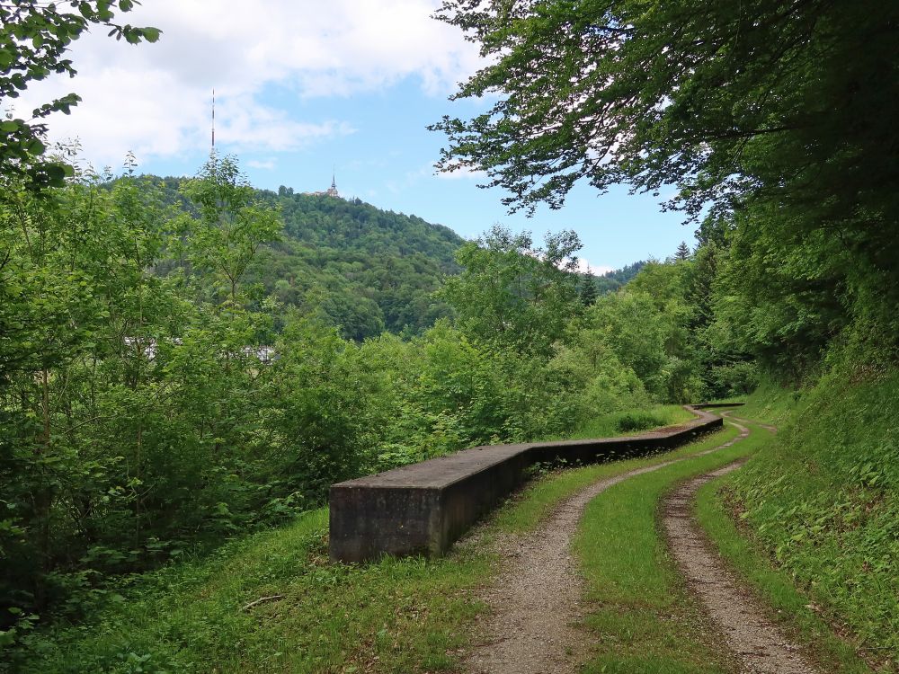 Mauer am Wegesrand