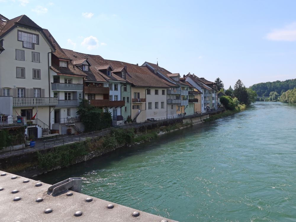 Häuserreihe an der Reuss