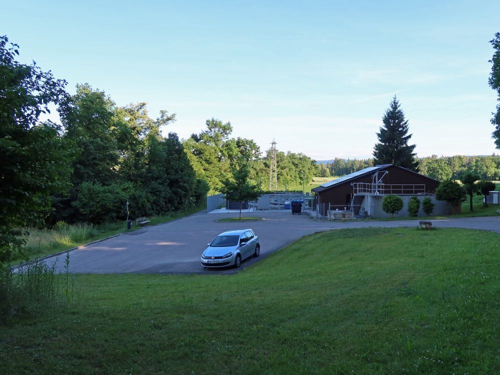 Parkplatz bei Balm