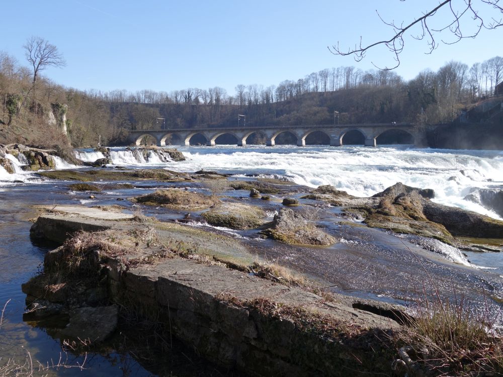 Eisenbahnbrcke ber den Rhein