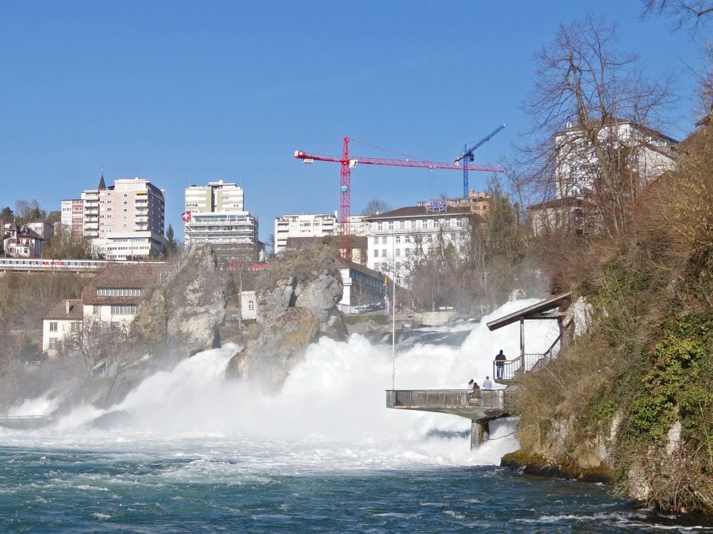 Aussichtsplattform am Rheinfall