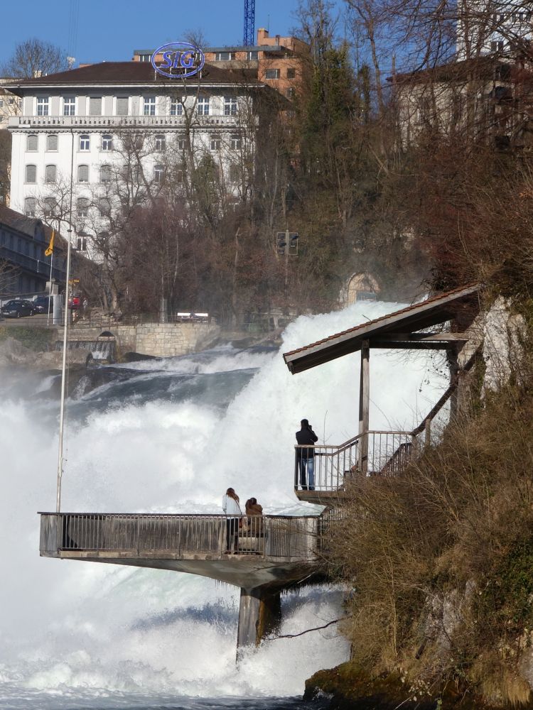 Aussichtsplattform am Rheinfall