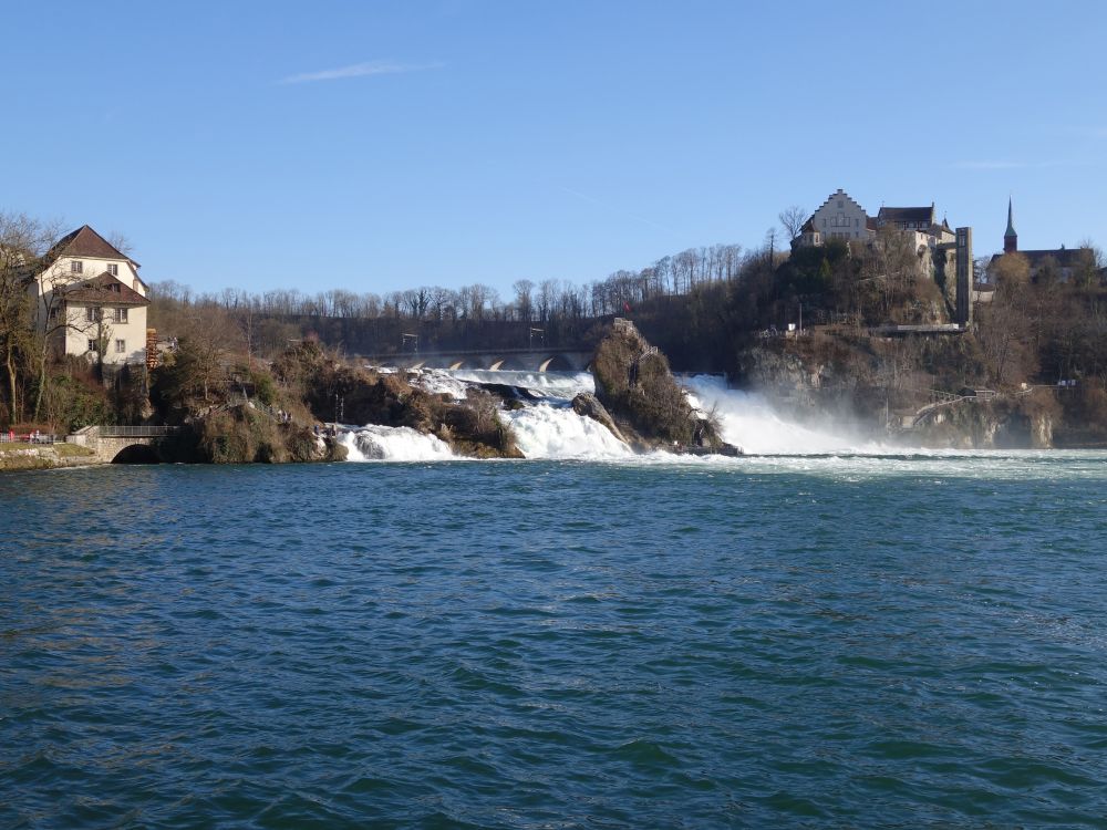 Rheinfall mit Schloss Laufen