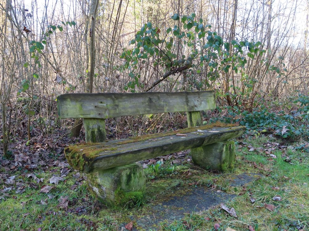 Sitzbank mit Patina
