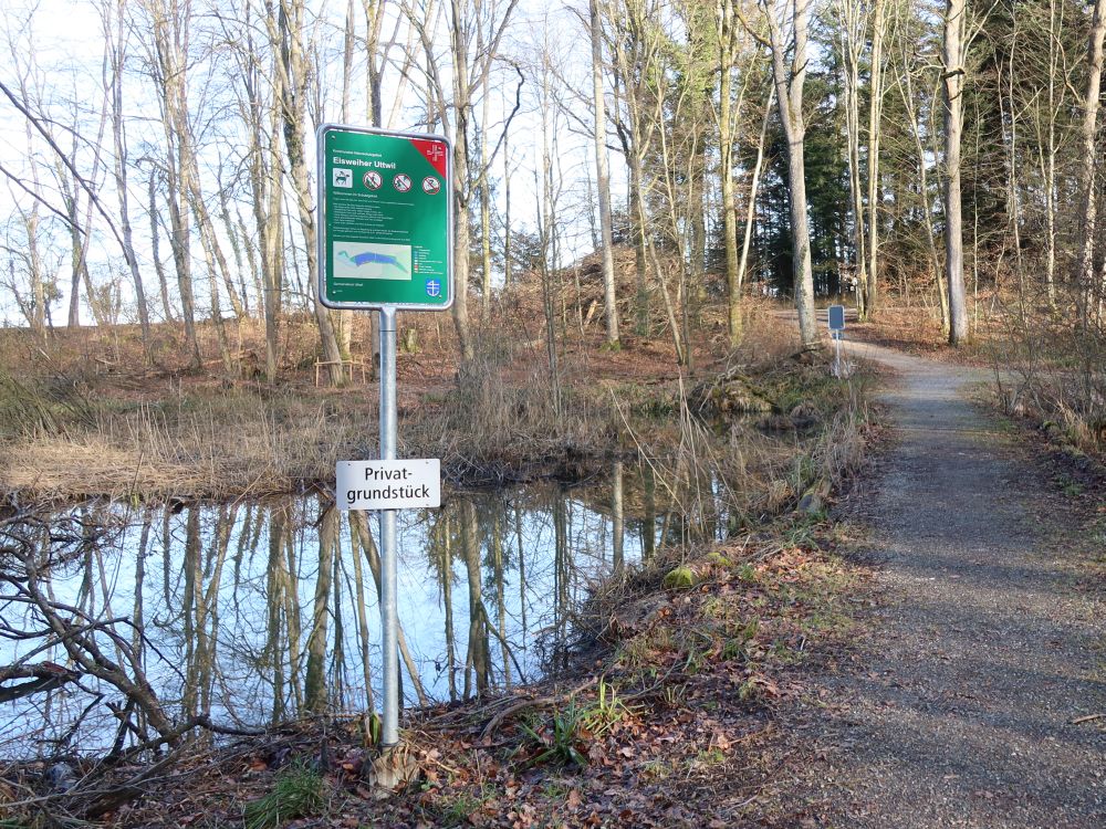 Weg am Eisweiher