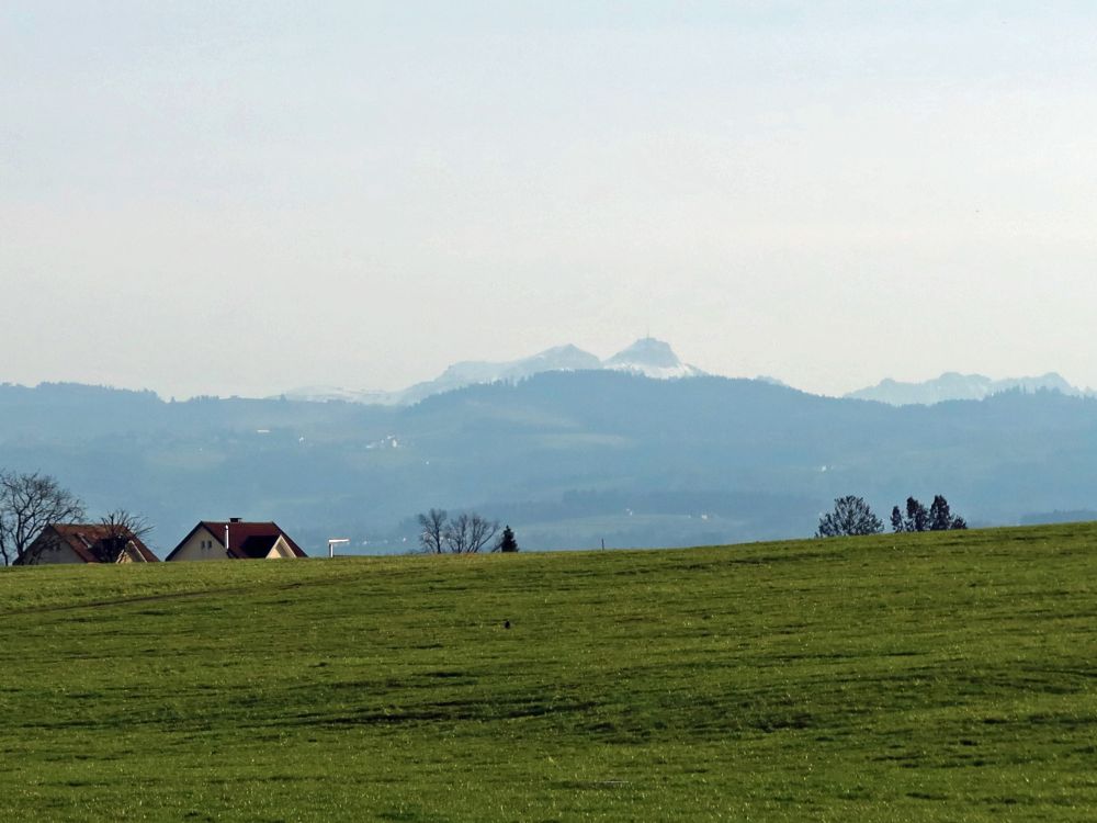 Kamor und Hoher Kasten im Dunst