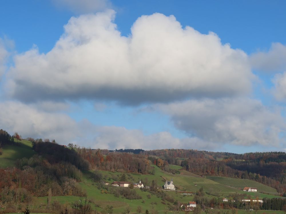 Wolke über Schloss Wart