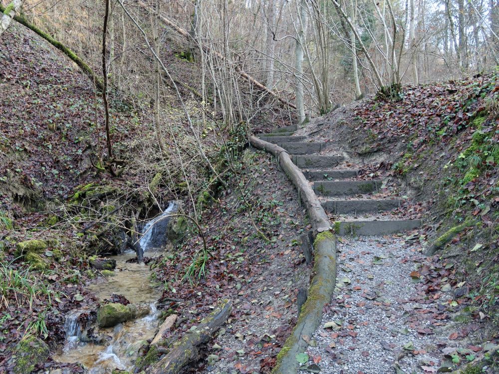 Treppe am Grabibach