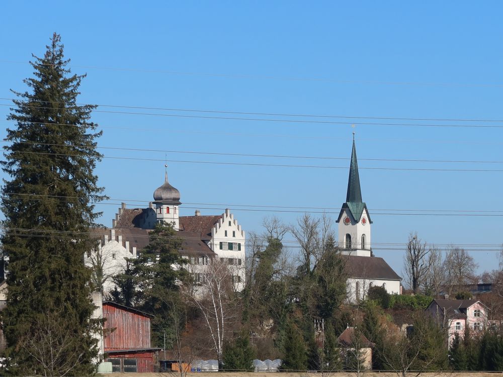 Schloss und Kirche von Bürglen