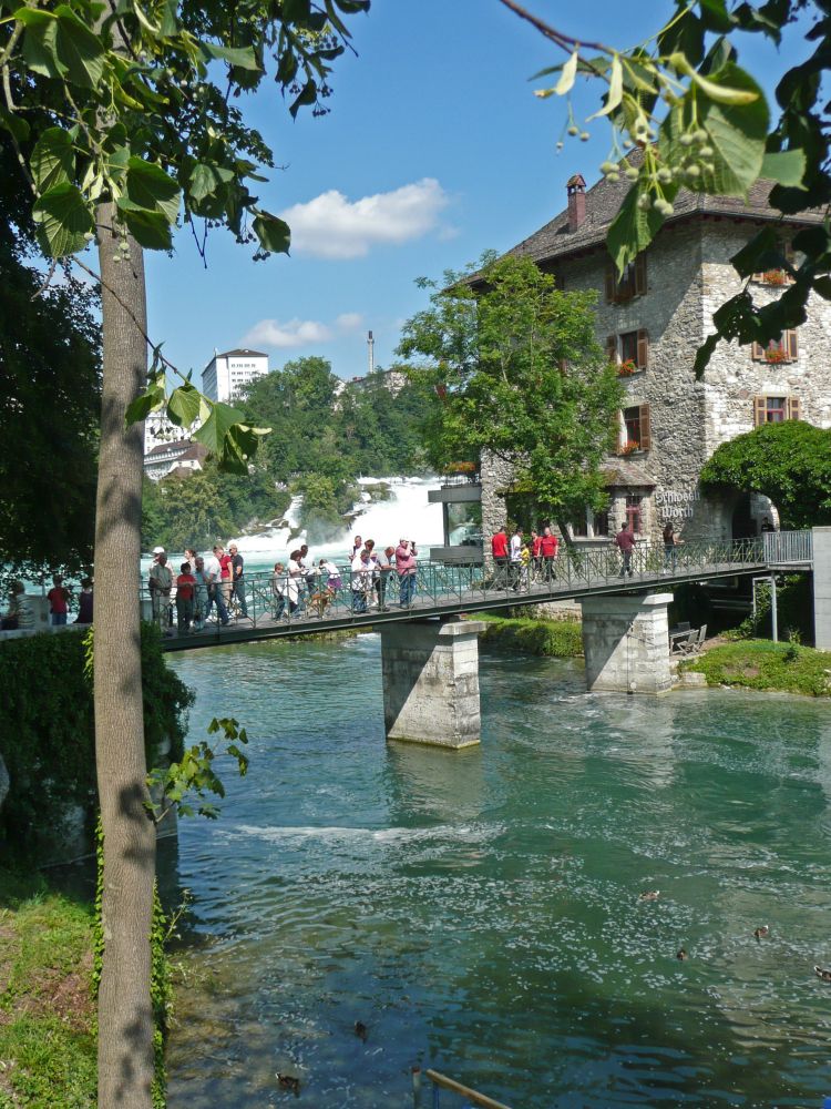 Zugang zu Schloss Wörth