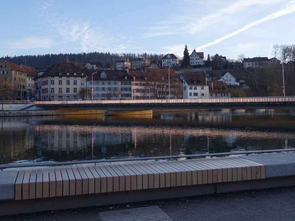 Rheinbrücke und Feuerthalen