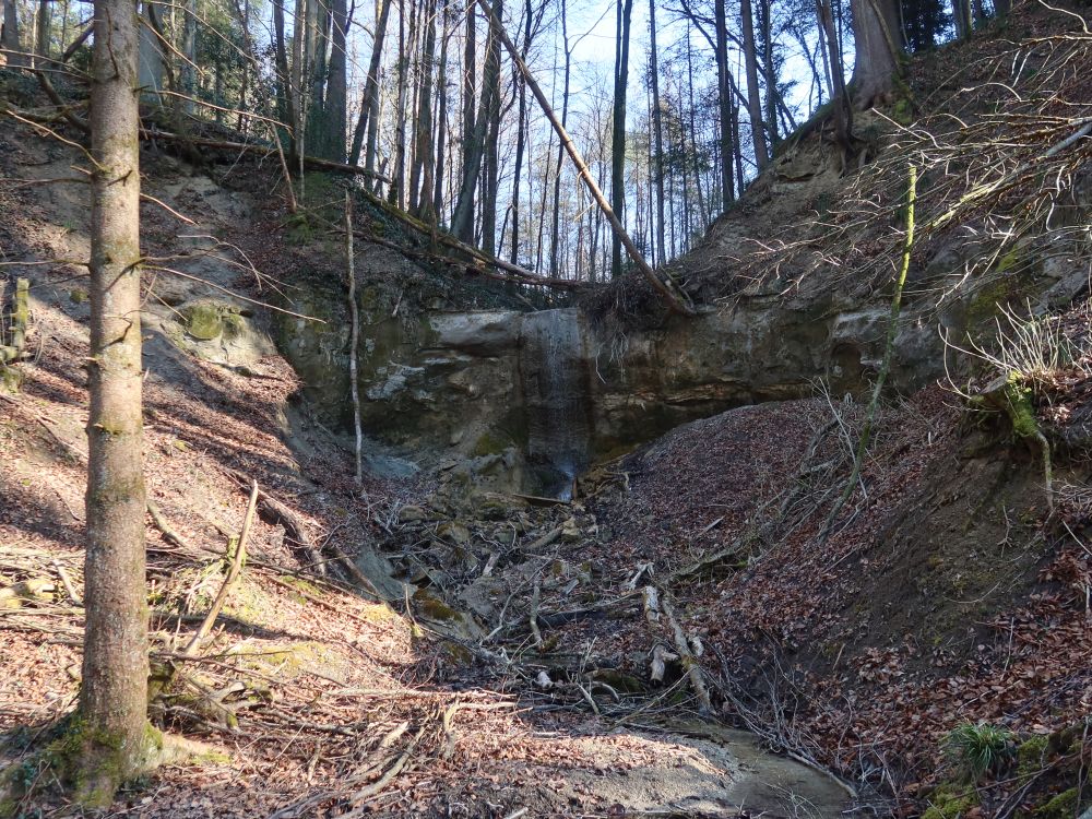 Wasserfall ohne Wasser