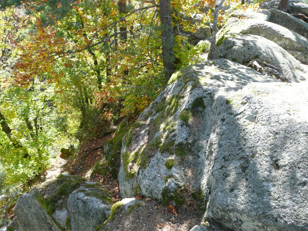 Aufgang zum Unteren Schlossfelsen