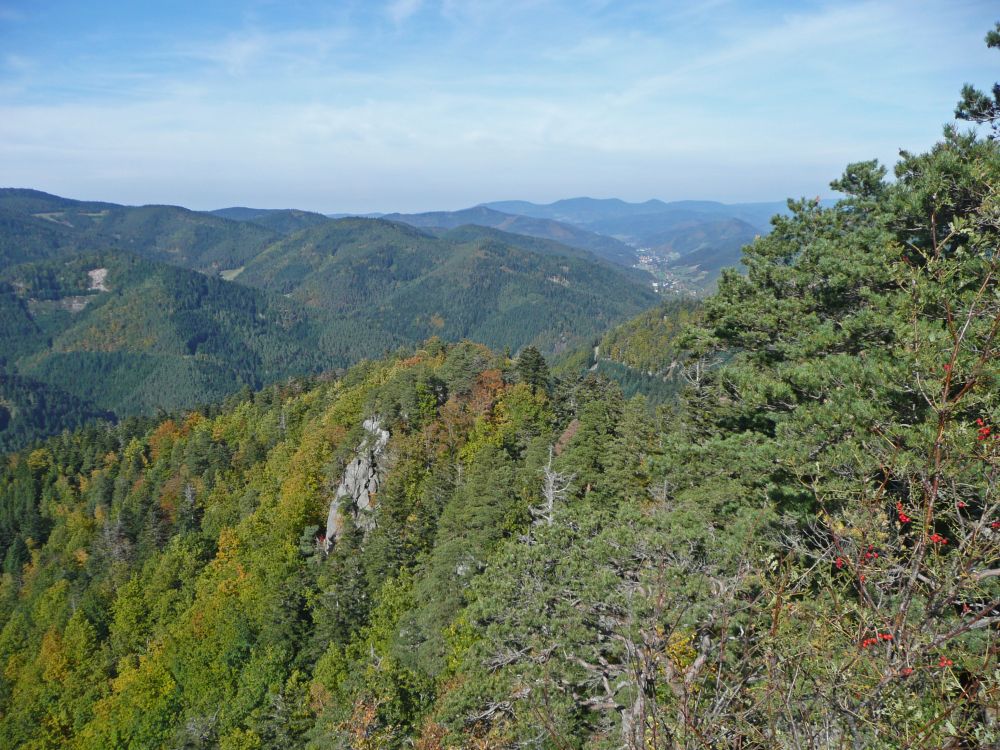 Blick Richtung Unteren Schlossfelsen