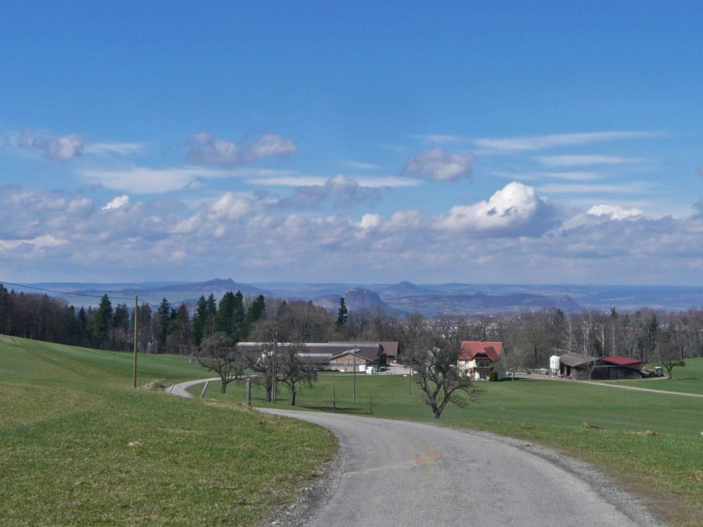 Oberschrotzburg und Hegaublick