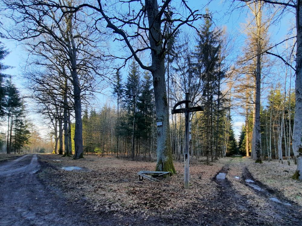 Wegkreuz im Rautwald