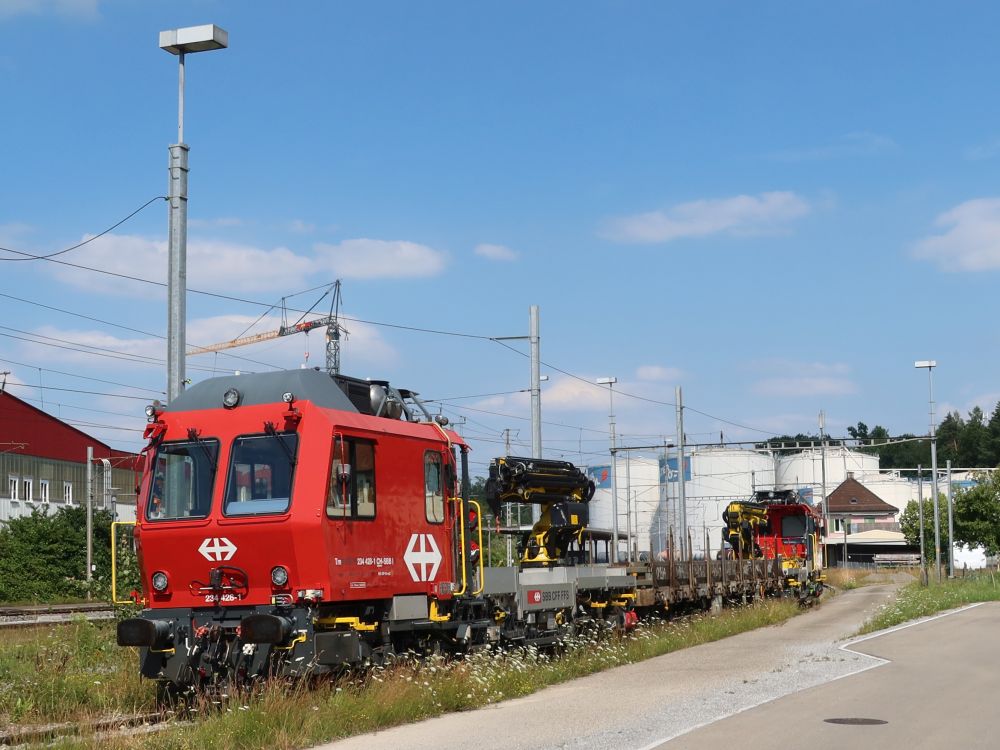 Baudiensttraktor der SBB