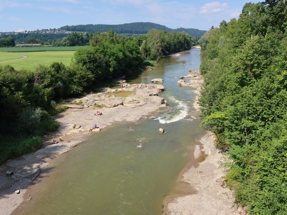 Thur unterhalb Schwarzenbacher Brücke