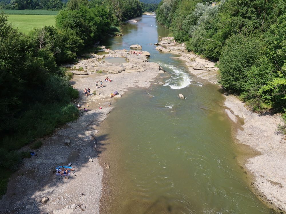 Thur unterhalb Schwarzenbacher Brücke