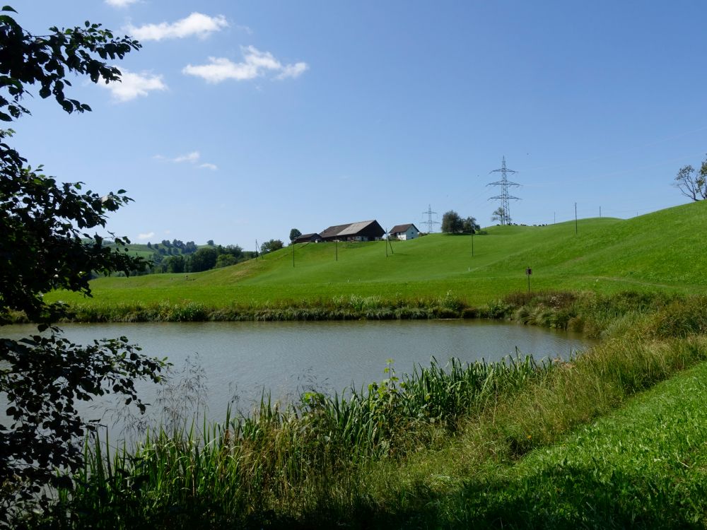 Bauernhof über dem Teufenbachweiher