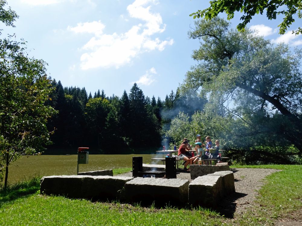 Grillstelle am Teufenbachweiher