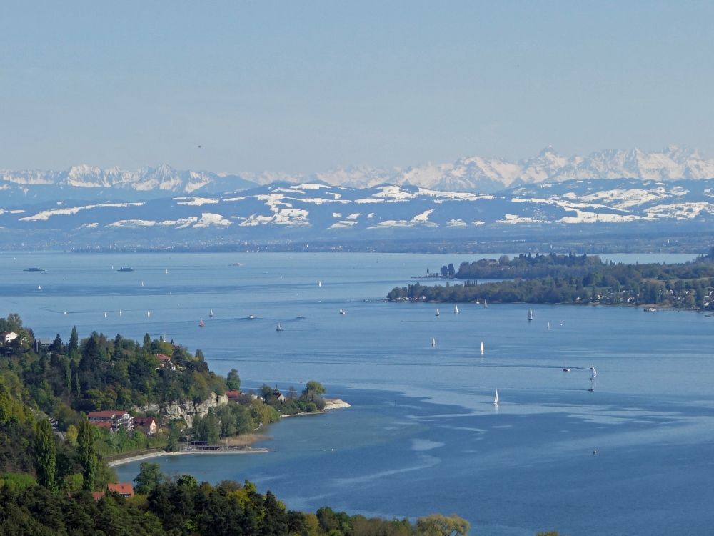 Blick ber den Bodensee