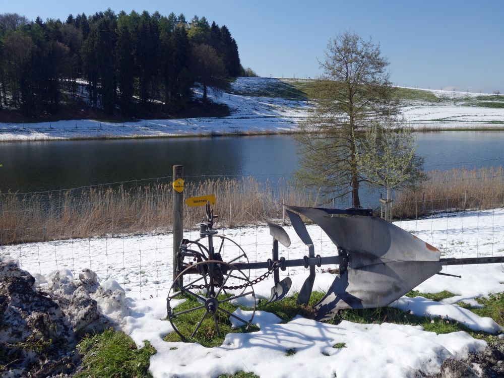 Schneepflug am Horber Weier