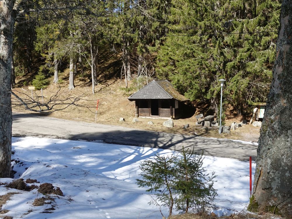 Schutzhütte bei Muchenland