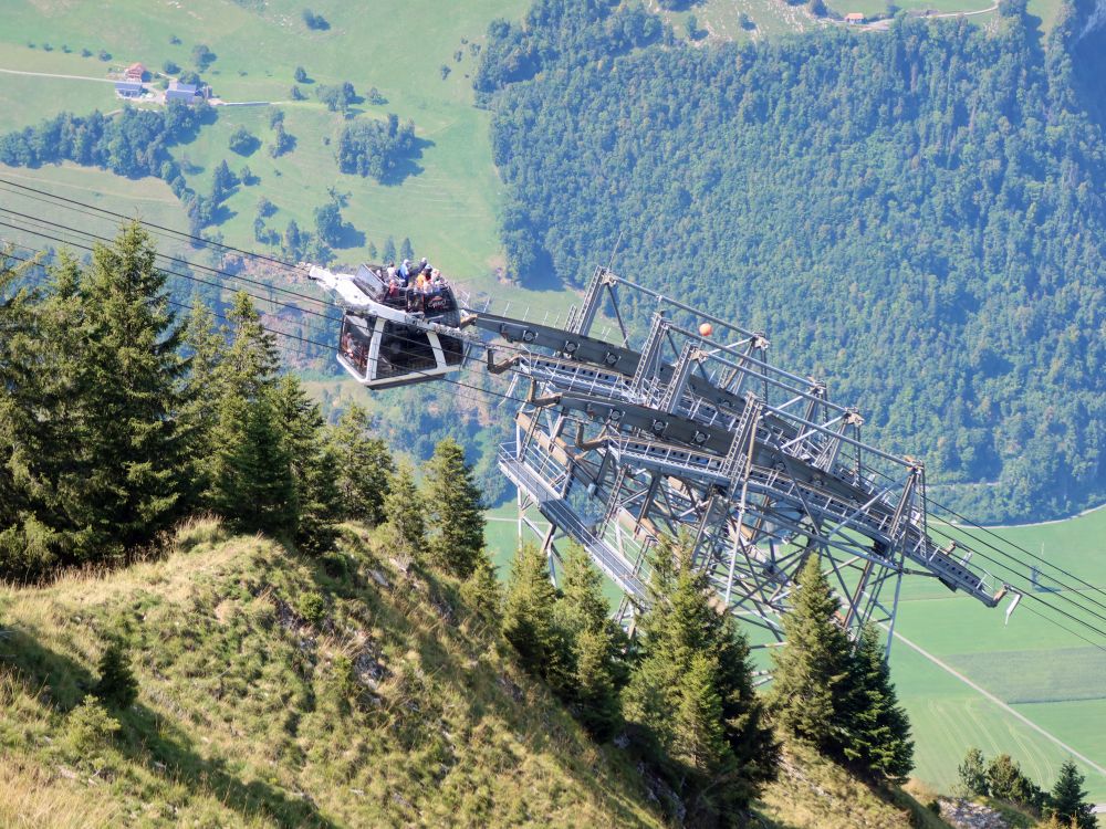 Cabrio-Bahn am Stützmast