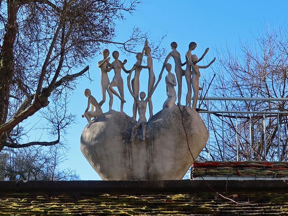 Skulptur bei Schloss Glarisegg