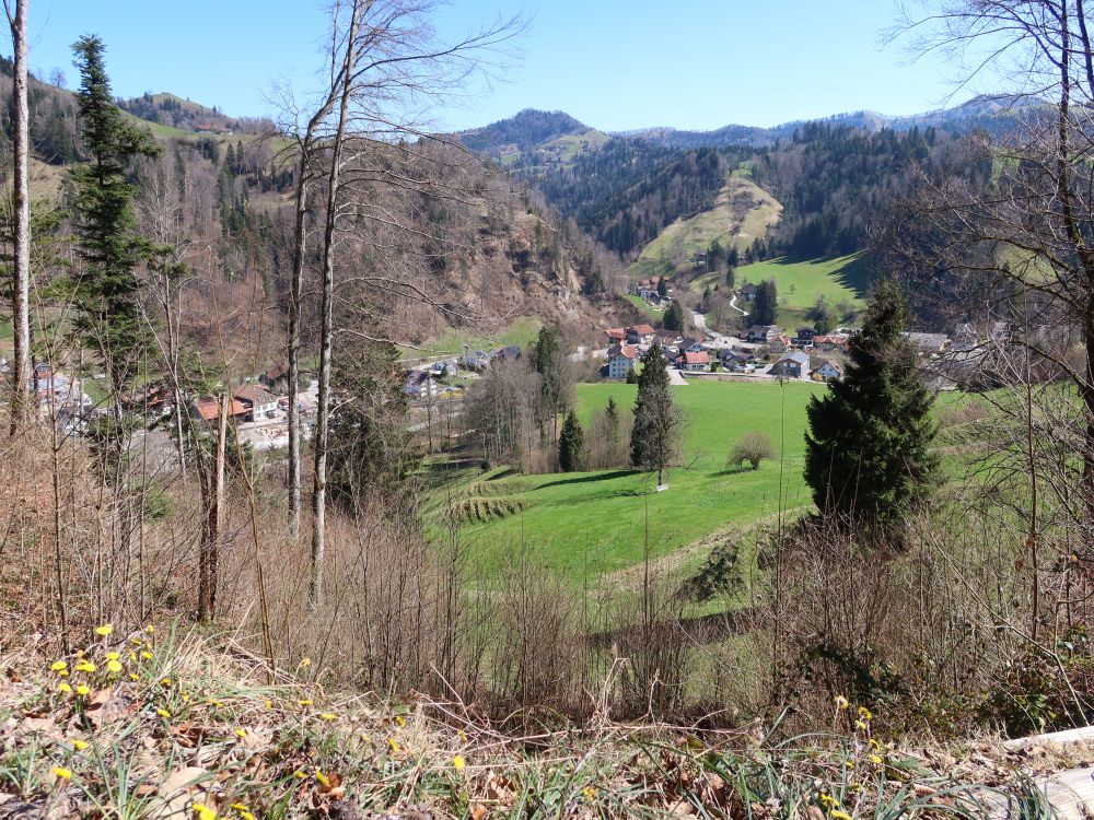 Blick auf Steg