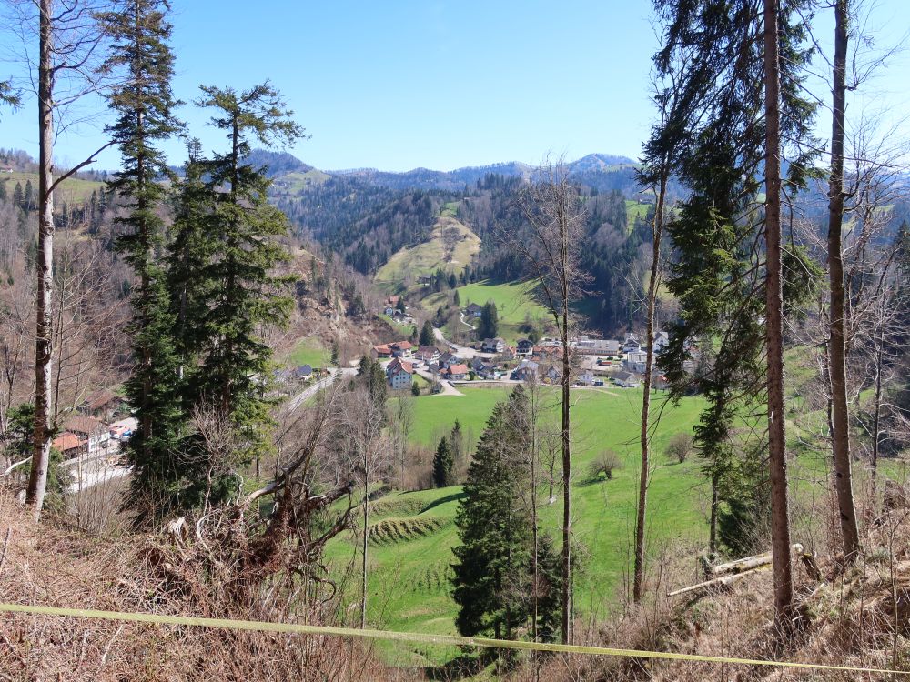 Blick auf Steg