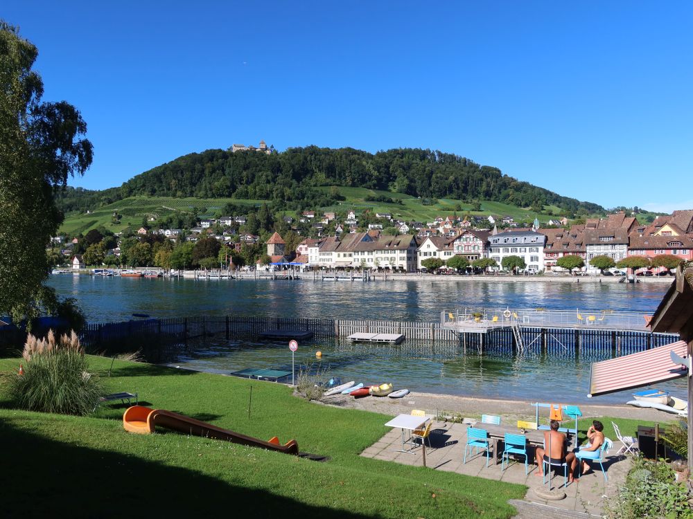Badeanstalt Espi und Burg Hohenklingen