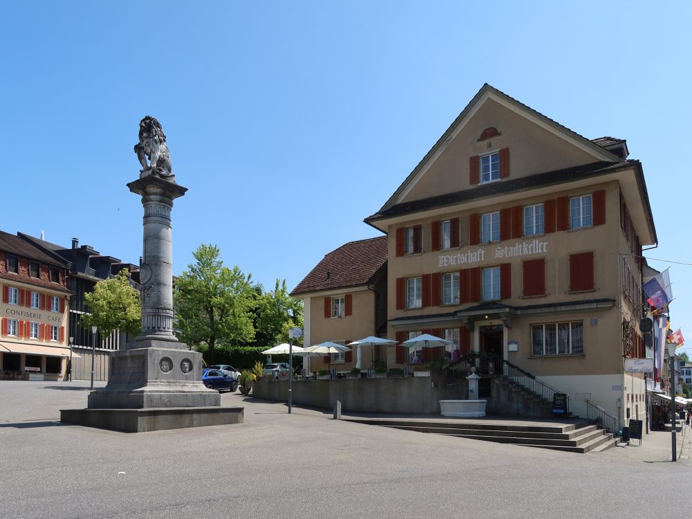 Löwendenkmal am Stadtkeller