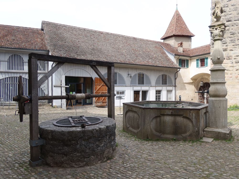 Brunnen in der Kyburg