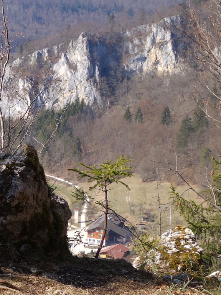 Blick zum Jägerhaus