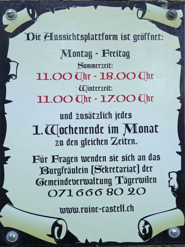 Öffnungszeiten