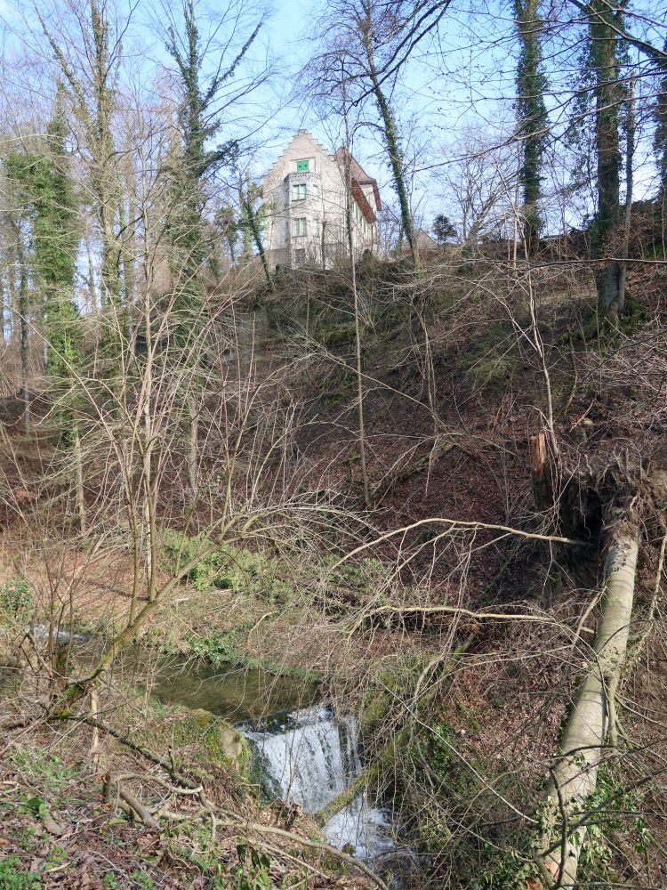 Wasserfall und Schloss Wyden