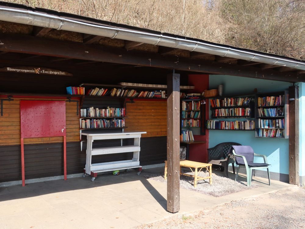 Bücherecke an der Sängerhütte