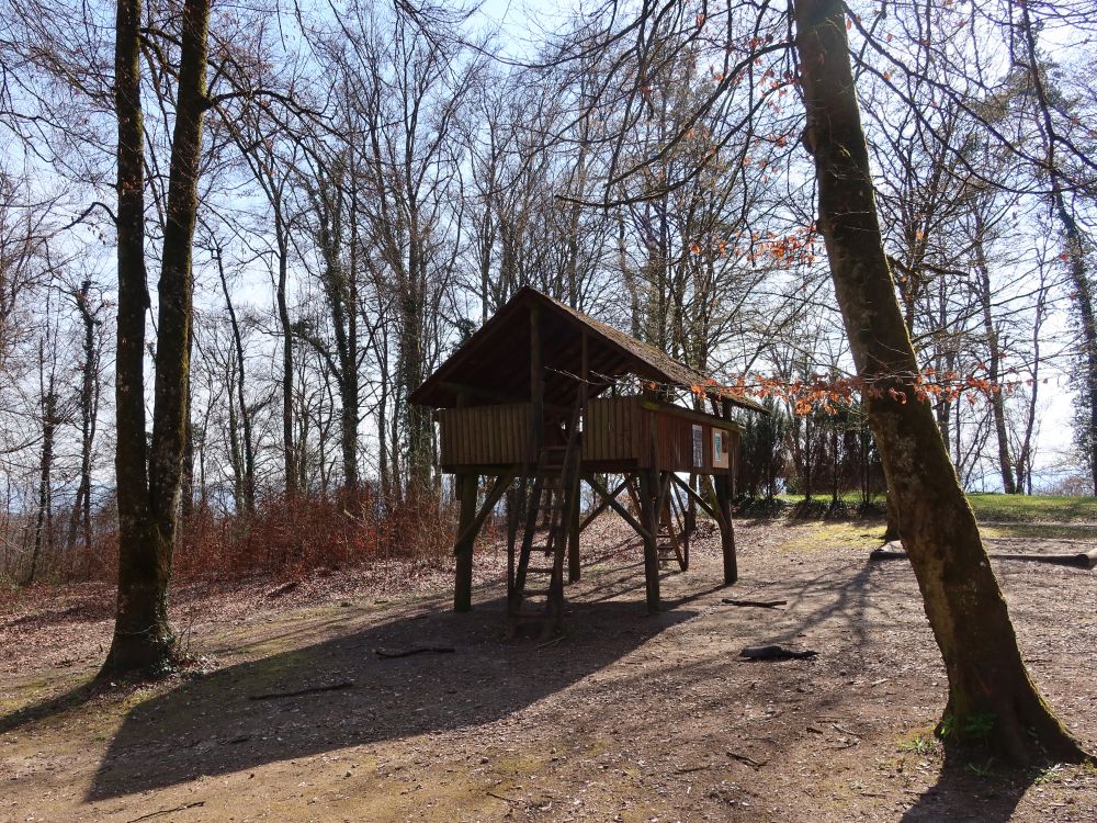 Hütte auf Stelzen