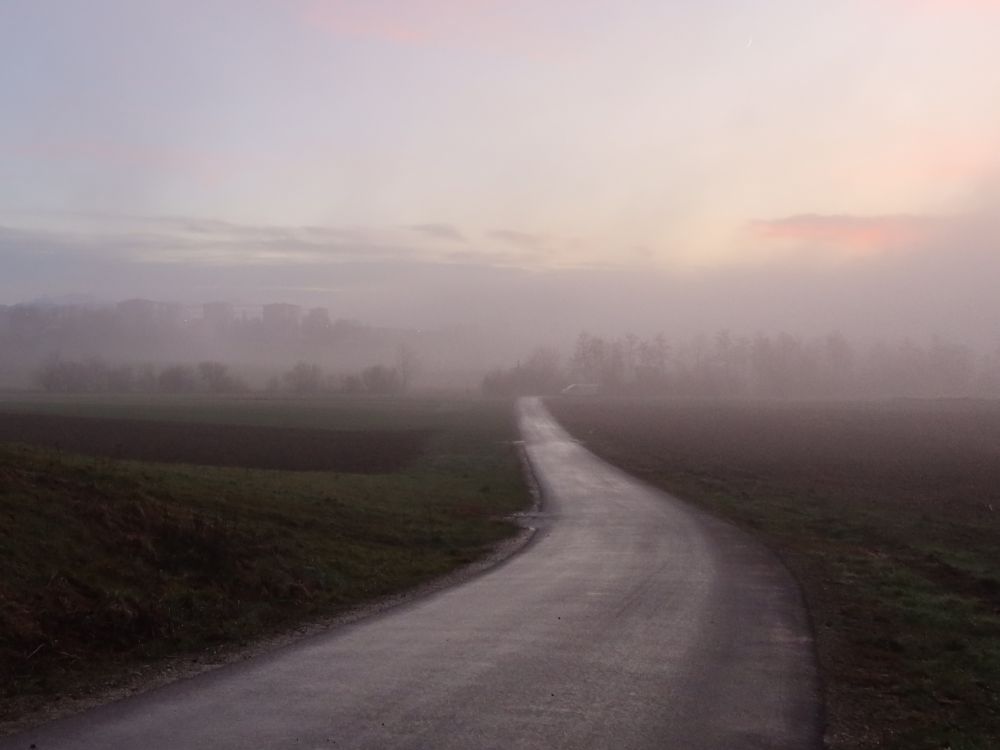 Öllager Tägerschen im Nebel