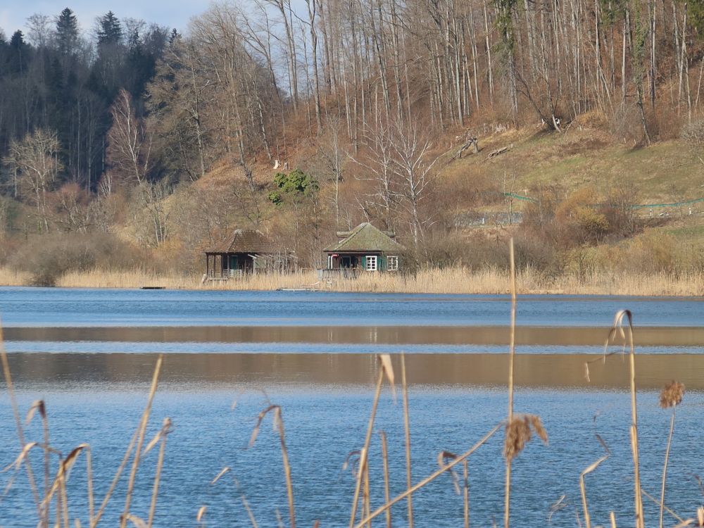 Hütten auf Seematt