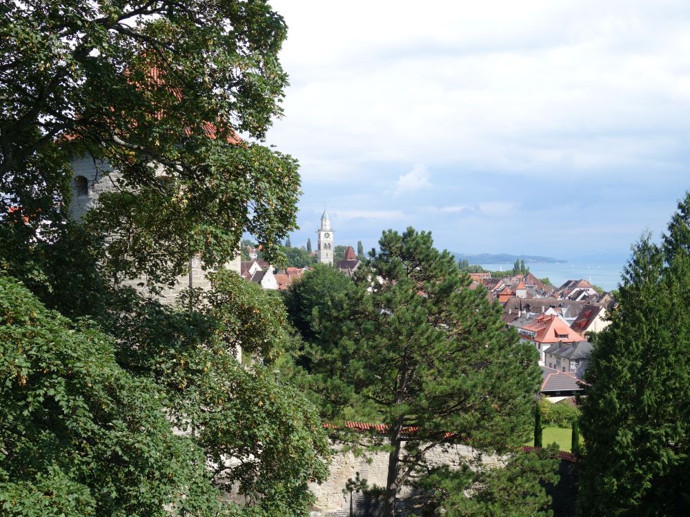 Gallerturm und Blick auf berlingen