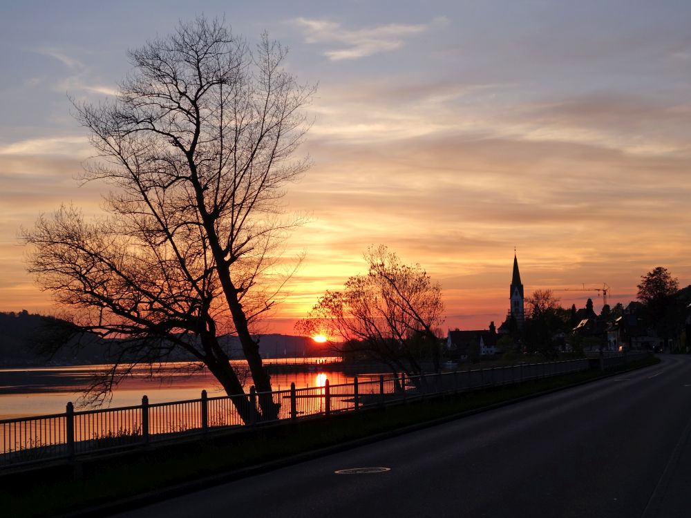 Sonnenuntergang bei Sipplingen