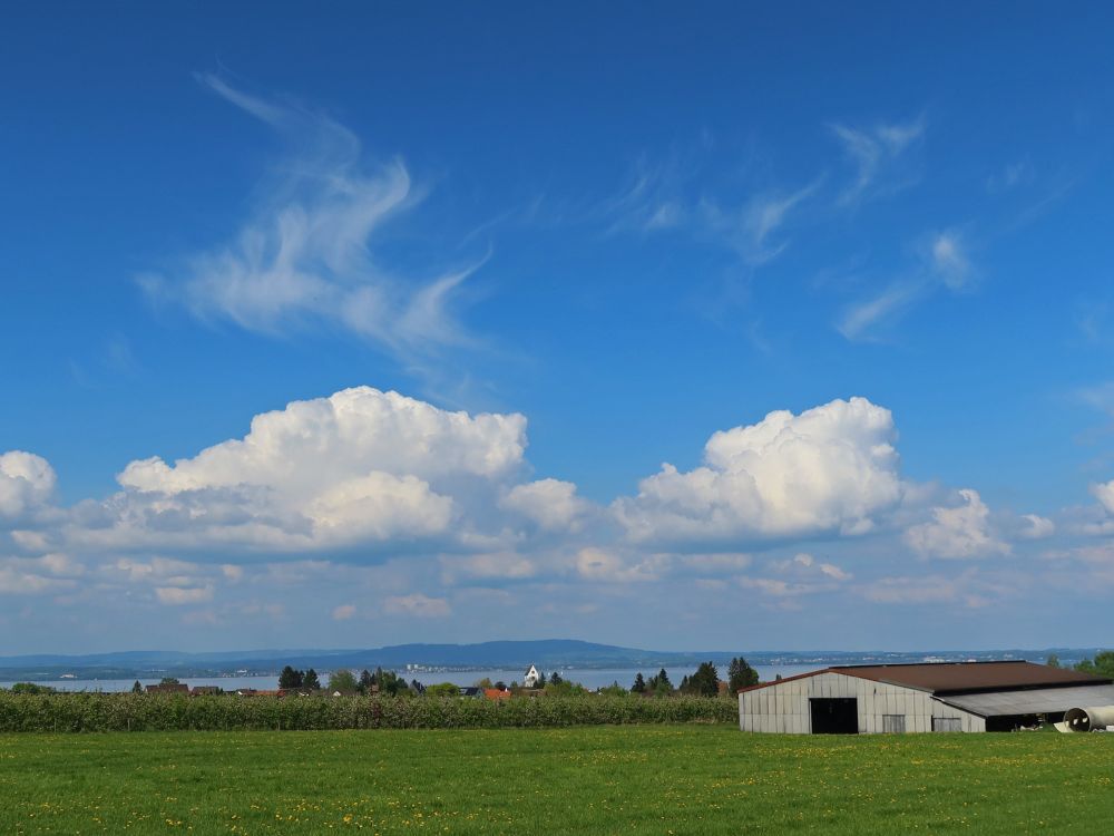 Wolken über dem Bodensee