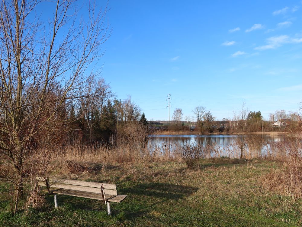 Sitzbank am Vagoweiher