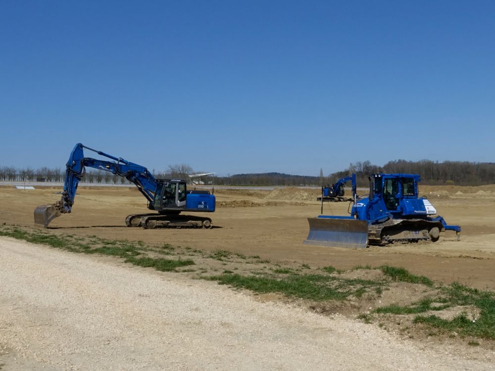 Baustelle Gewächshaus