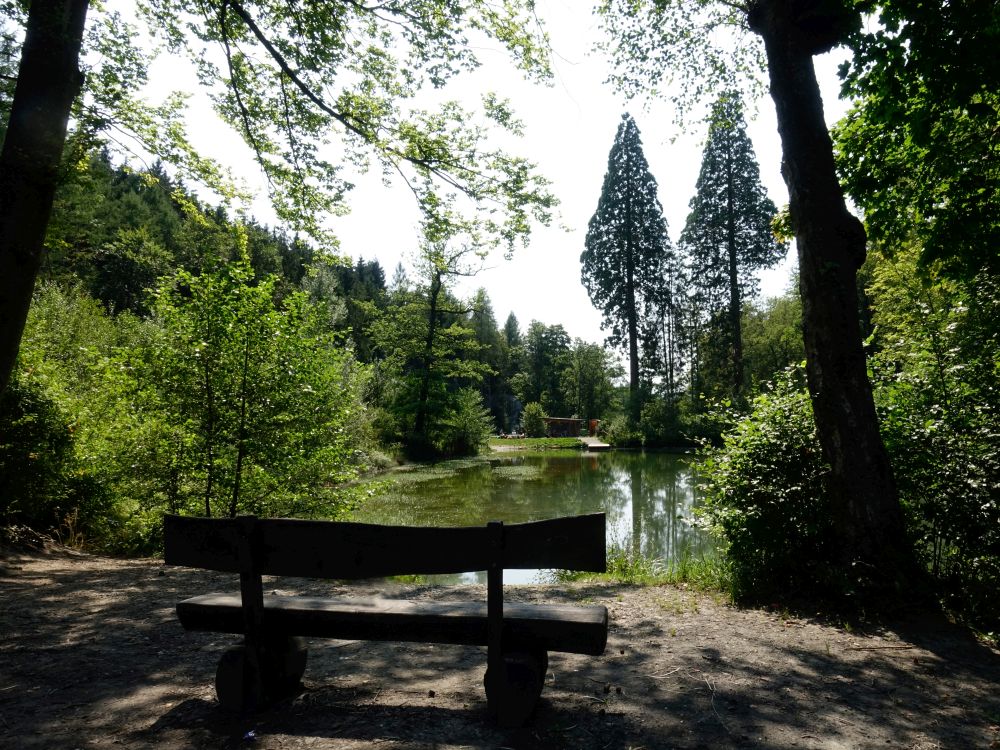 Sitzbank am Mittleren Walcheweiher